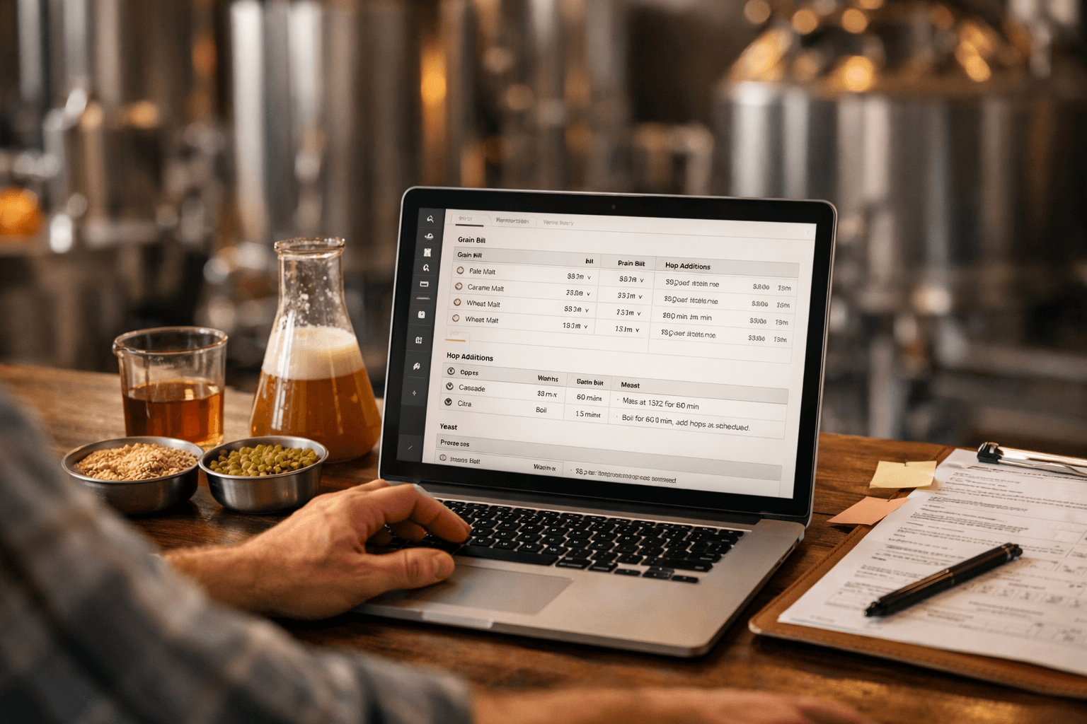 Beer & Wine Recipe Management